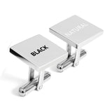 Personalised engraved cufflinks with name - Alexa Lane