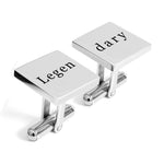 Engraved Legendary cufflinks - Alexa Lane