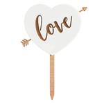 Cake Topper Love Heart Arrow - Alexa Lane