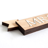 Personalised Cake Topper Mr and Mrs - Alexa Lane