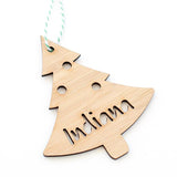 Christmas Decoration - select your design. Bauble, Tree or Star. - Alexa Lane