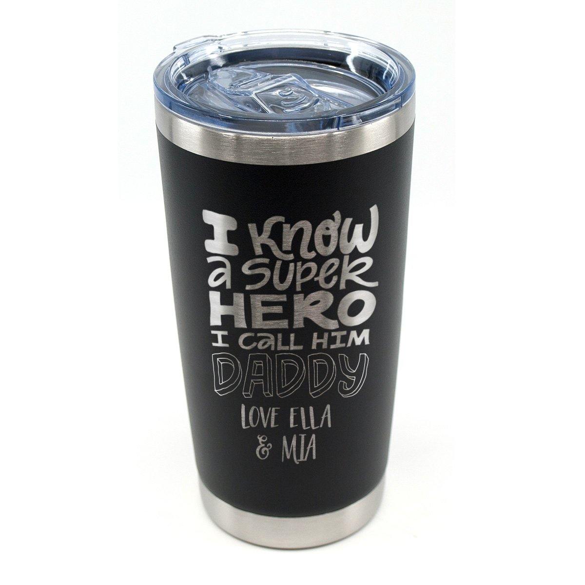 Father's Day Coffee Cup personalised engraved - Alexa Lane