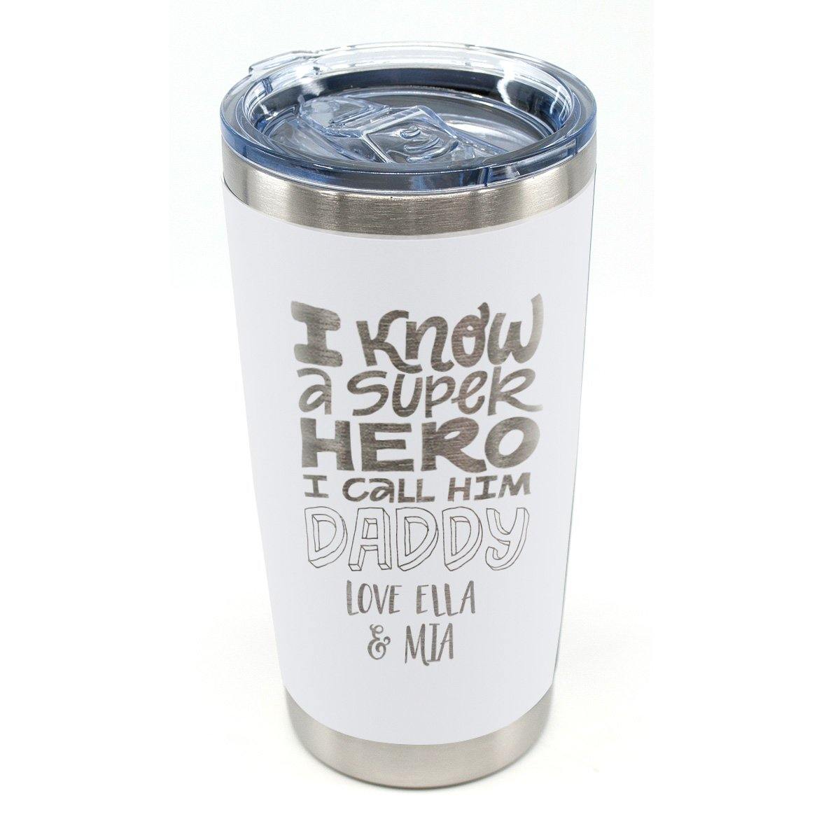 Father's Day Coffee Cup personalised engraved - Alexa Lane