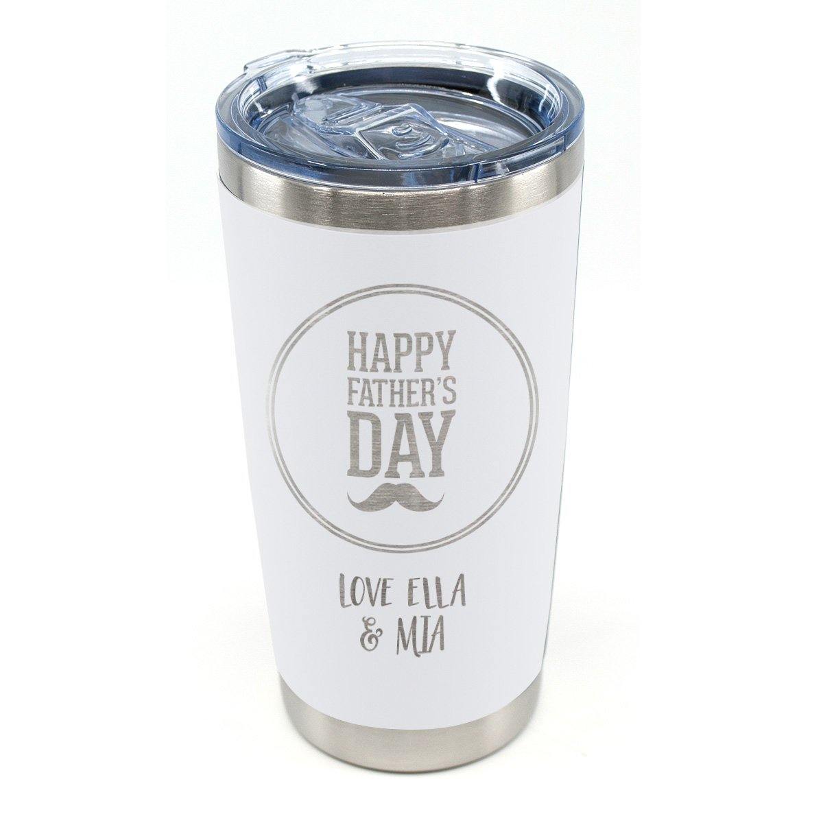 Father's Day Coffee Cup personalised engraved - Alexa Lane