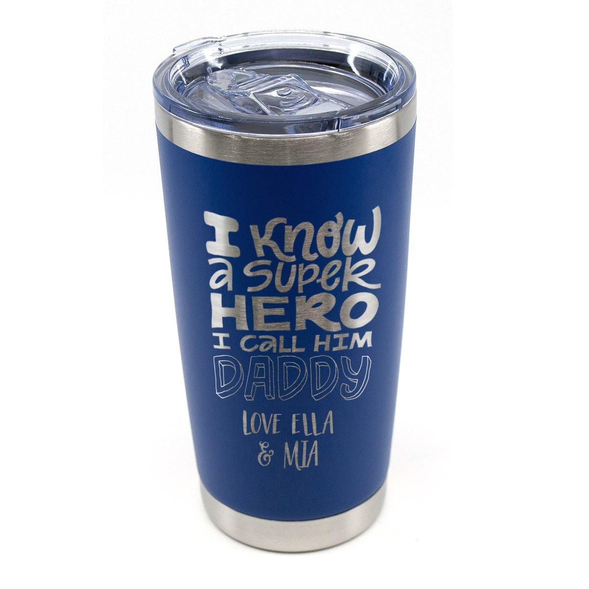 Father's Day Coffee Cup personalised engraved - Alexa Lane