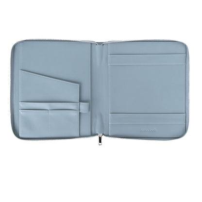 A5 Vegan Leather Antique Blue Compendium