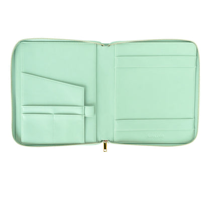 A5 Vegan Leather Mint Compendium