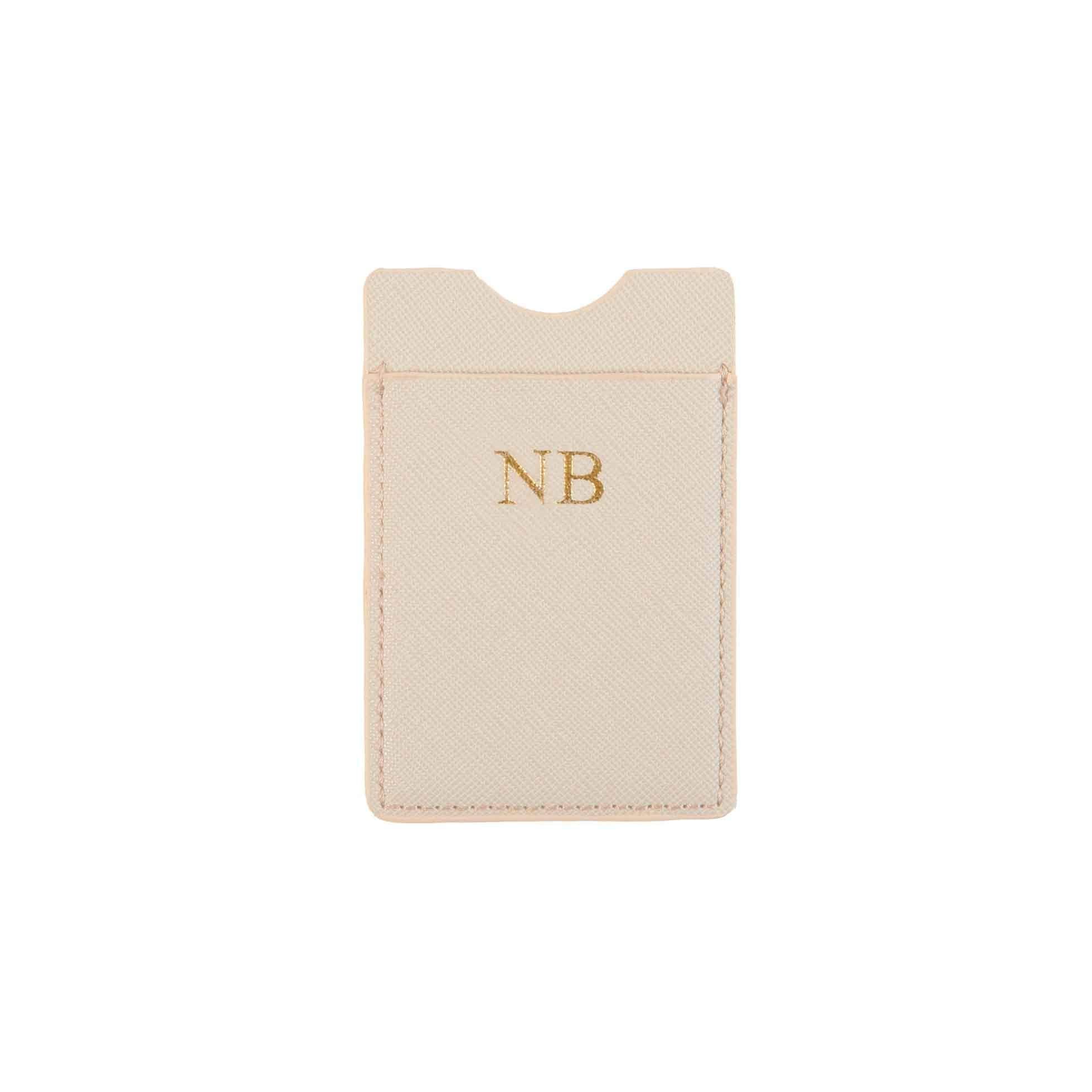 Cream Phone Card Holder - Alexa Lane