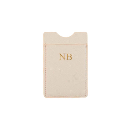 Cream Phone Card Holder - Alexa Lane