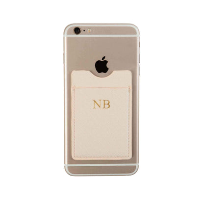 Cream Phone Card Holder - Alexa Lane