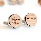 Groomsman cufflinks - Alexa Lane