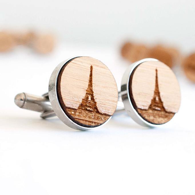 Eiffel Tower cufflinks - Alexa Lane