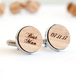 Personalised Best Man Cufflinks - Alexa Lane