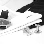 Engraved Suit Up cufflinks - Alexa Lane