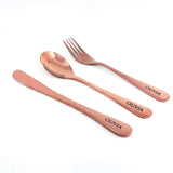 Personalised children's cutlery set - Alexa Lane