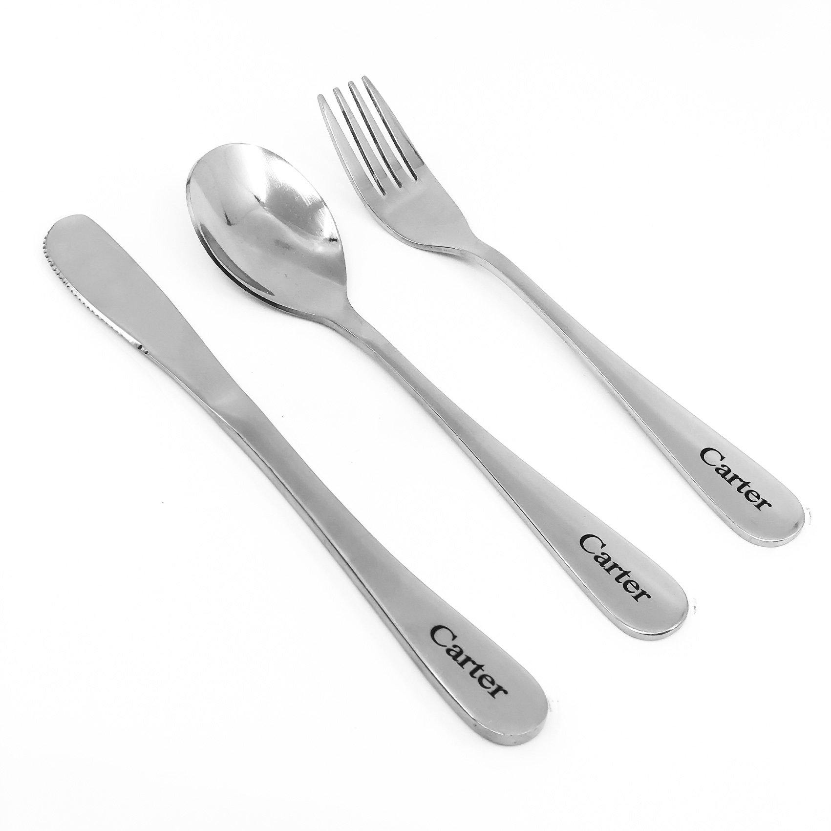 Personalised children's cutlery set - Alexa Lane