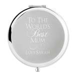 Compact mirror personalised for mum - Alexa Lane