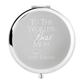 Compact mirror personalised for mum - Alexa Lane