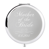 Mother of the Bride Compact Mirror with date - Alexa Lane