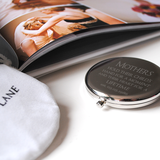 Engraved Compact Mirror Mother of the Groom - Alexa Lane