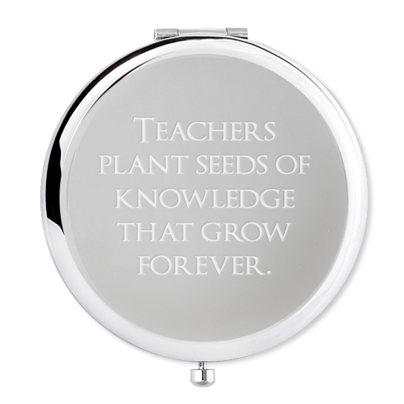 Teacher Thank you Gift Compact Mirror - Alexa Lane