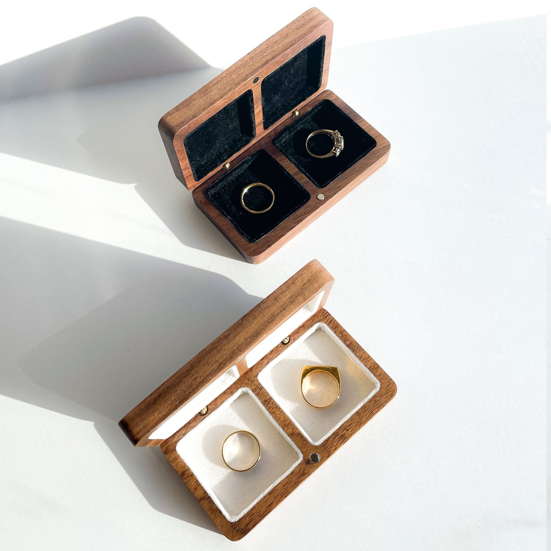 Personalised Ring Box for two