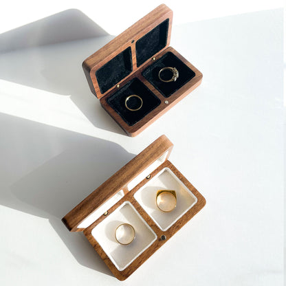 Personalised Ring Box for two