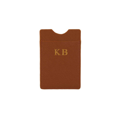 Tan Phone Card Holder - Alexa Lane