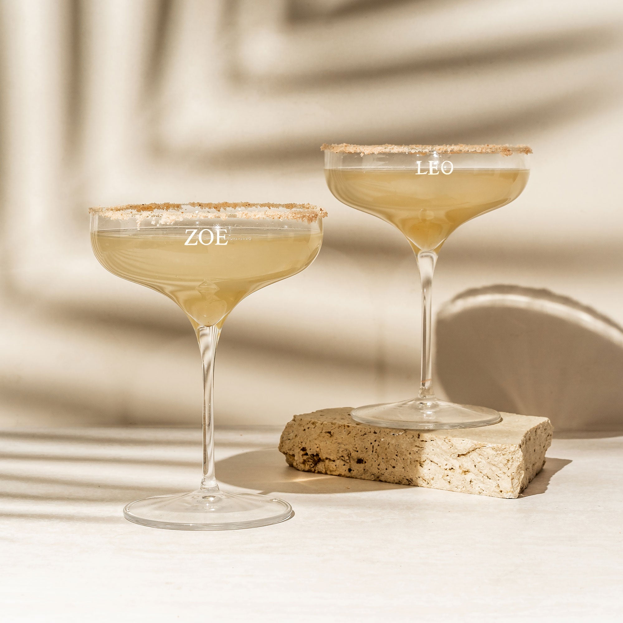 Personalised Martini Glass - Set of 2