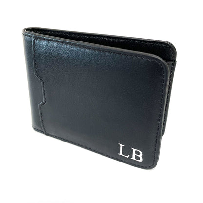 Slim Black Genuine Leather Wallet