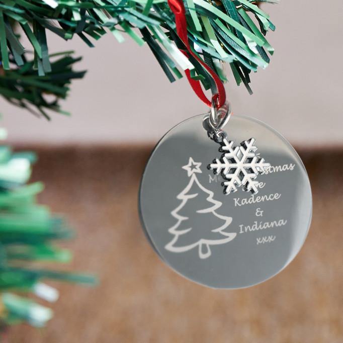 Custom engraved Christmas decoration - Alexa Lane